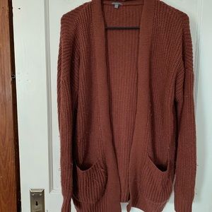 Oversized Knit Cardigan Sweater